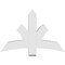 Ekena Millwork Davenport Architectural Grade PVC Gable Bracket, 48"W x 32"H x 6"D x 6"F, 16/12 Pitch GBP048X32X0606DAV00 - alternate 4